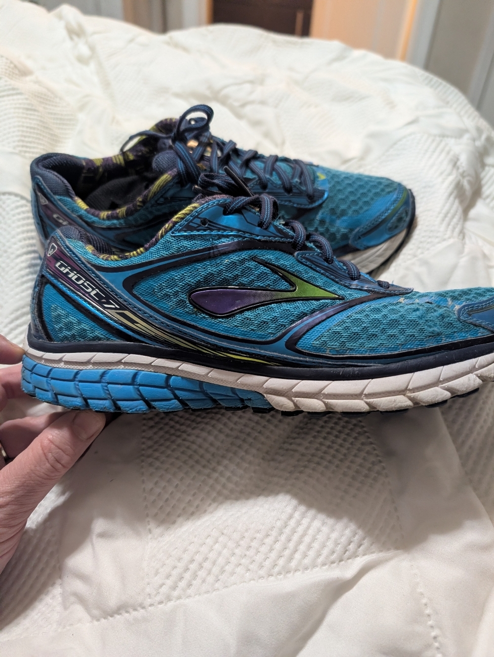 Brooks Blue Women's Sz 10 Adrenaline GTS - Picture 3 of 6
